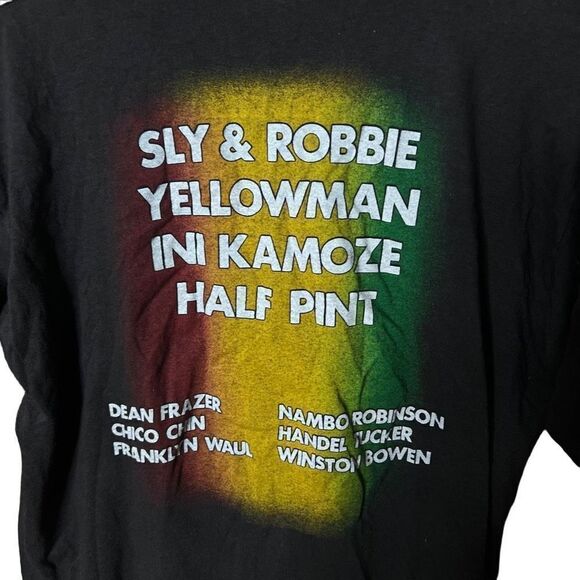 VTG 1986 Sly & Robbie Reggae The Taxi Connection T Shirt Medium - Picture 4 of 6